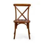 Scaun de interior stivuibil din lemn de ulm - Barriera Viadurini