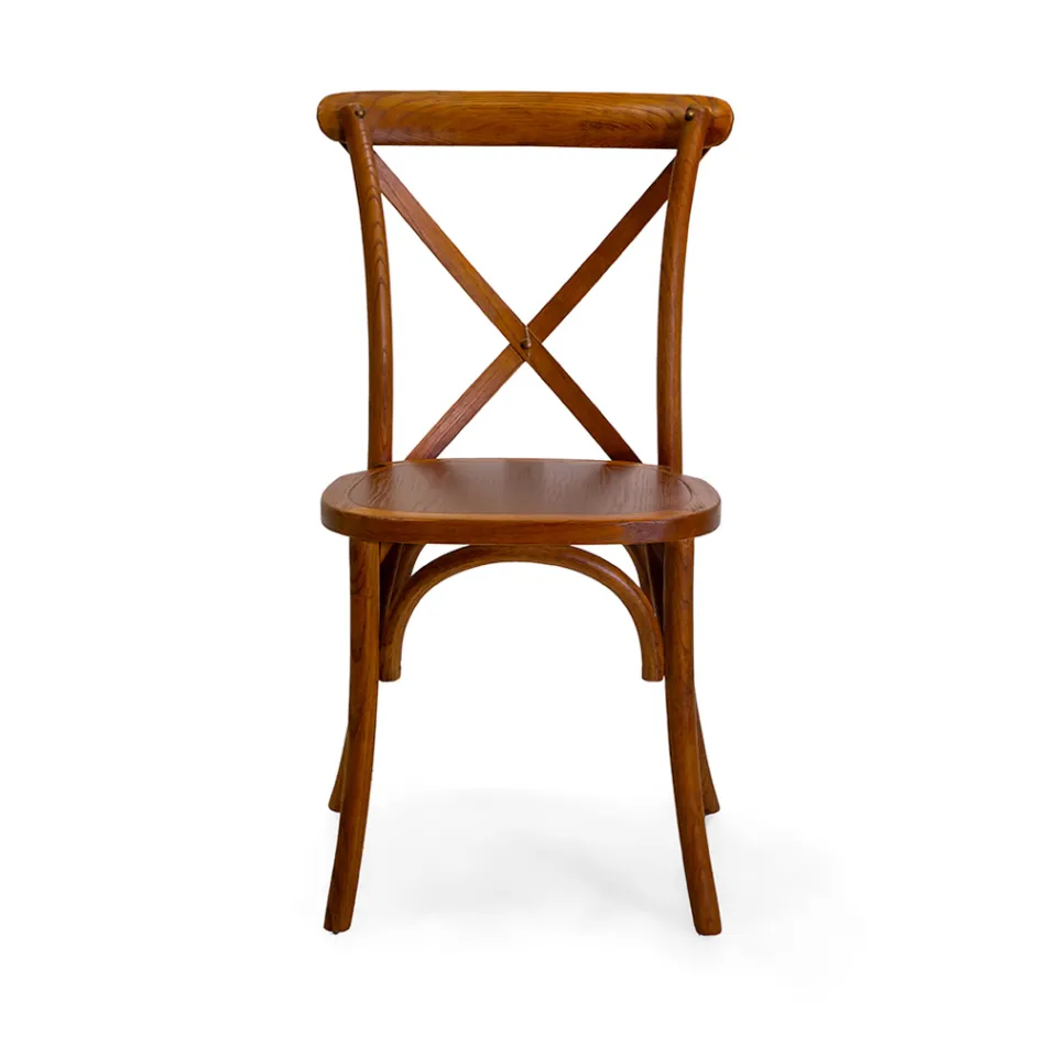 Scaun de interior stivuibil din lemn de ulm - Barriera Viadurini