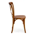 Scaun de interior stivuibil din lemn de ulm - Barriera Viadurini