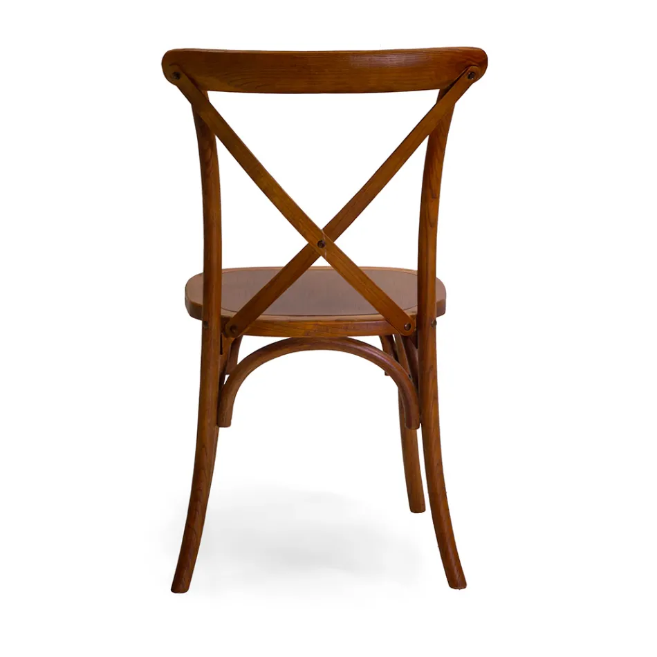 Scaun de interior stivuibil din lemn de ulm - Barriera Viadurini