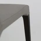 Scaun de interior din lemn de frasin și piele fabricat în Italia - Floki Viadurini