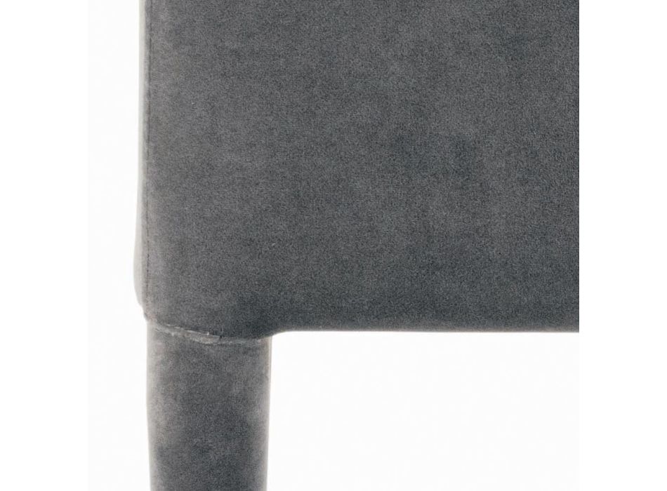 Scaun de sufragerie complet căptușit și tapițat, fabricat în Italia - Napoli Viadurini
