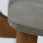 Scaun de sufragerie cu cotiere din lemn de frasin Made in Italy - Betsy Viadurini