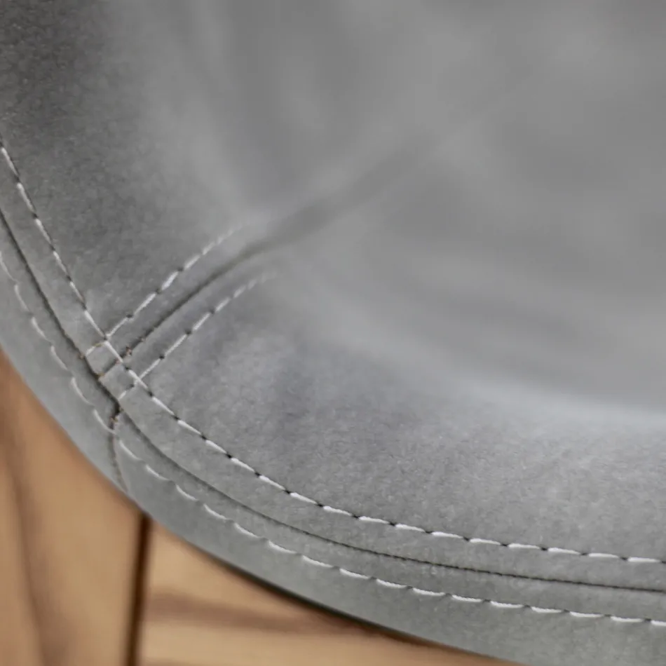 Scaun de sufragerie cu cotiere din lemn de frasin Made in Italy - Betsy Viadurini