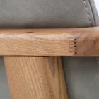 Scaun de sufragerie cu cotiere din lemn de frasin Made in Italy - Betsy Viadurini