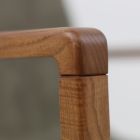 Scaun de sufragerie cu cotiere din lemn de frasin Made in Italy - Betsy Viadurini