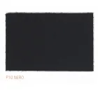 Scaun de sufragerie cu cotiere tapițat cu piele neagră Made in Italy - Meyer Viadurini