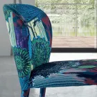 Scaun de sufragerie cu sezut si picioare tapitate Made in Italy - Verona Viadurini