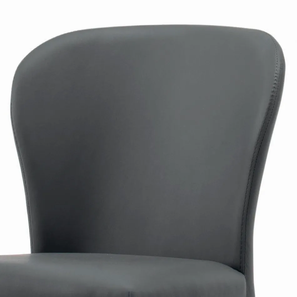 Scaun de sufragerie cu sezut si picioare tapitate Made in Italy - Verona Viadurini