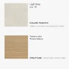 Scaun de sufragerie cu sezut din stofa si structura din frasin - Aisha Viadurini