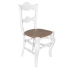 Scaun de sufragerie cu structura din fag si scaun din frasin Made in Italy - Winnie Viadurini