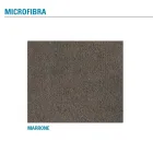 Scaun de sufragerie din metal acoperit cu microfibra Made in Italy - Suzanne Viadurini