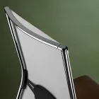 Scaun birou pivotant ergonomic, cu roți și cotiere - Gimiglia Viadurini