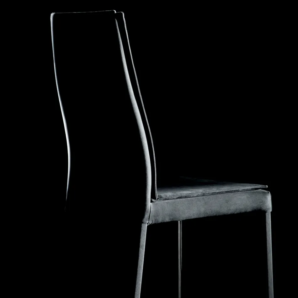 Scaun de sufragerie complet tapitat Made in Italy - Aosta Viadurini