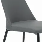 Scaun de Sufragerie cu Picior din Otel sau Lemn Made in Italy - Florenta Viadurini