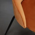 Scaun de sufragerie cu sezut si picioare in diferite finisaje - Chandra Viadurini