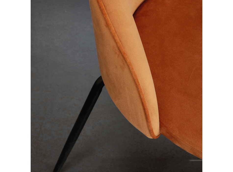 Scaun de sufragerie cu sezut si picioare in diferite finisaje - Chandra Viadurini