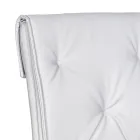 Scaun de Sufragerie cu Structura si Scaun din Imitatie Piele Made in Italy - Grogu Viadurini