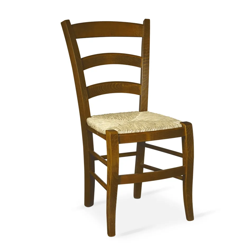 Scaun de Sufragerie cu Structura Stejar Made in Italy - Brand Viadurini