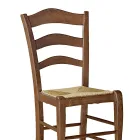 Scaun de sufragerie din fag cu șezut din paie Made in Italy - Tamara Viadurini