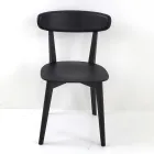 Scaun de sufragerie din lemn de frasin Made in Italy - Eryn Viadurini