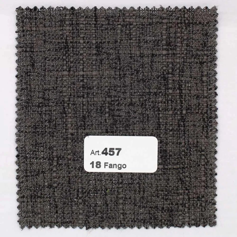 Scaun de sufragerie din lemn de frasin colorat si stofa Made in Italy - Aspect Viadurini