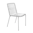 Scaun de Sufragerie din Plexiglass si Fier Made in Italy, 2 Bucati - Pumbaa Viadurini