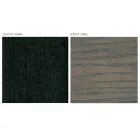 Scaun de sufragerie din stofa si lemn masiv de fag Made in Italy - Rein Viadurini