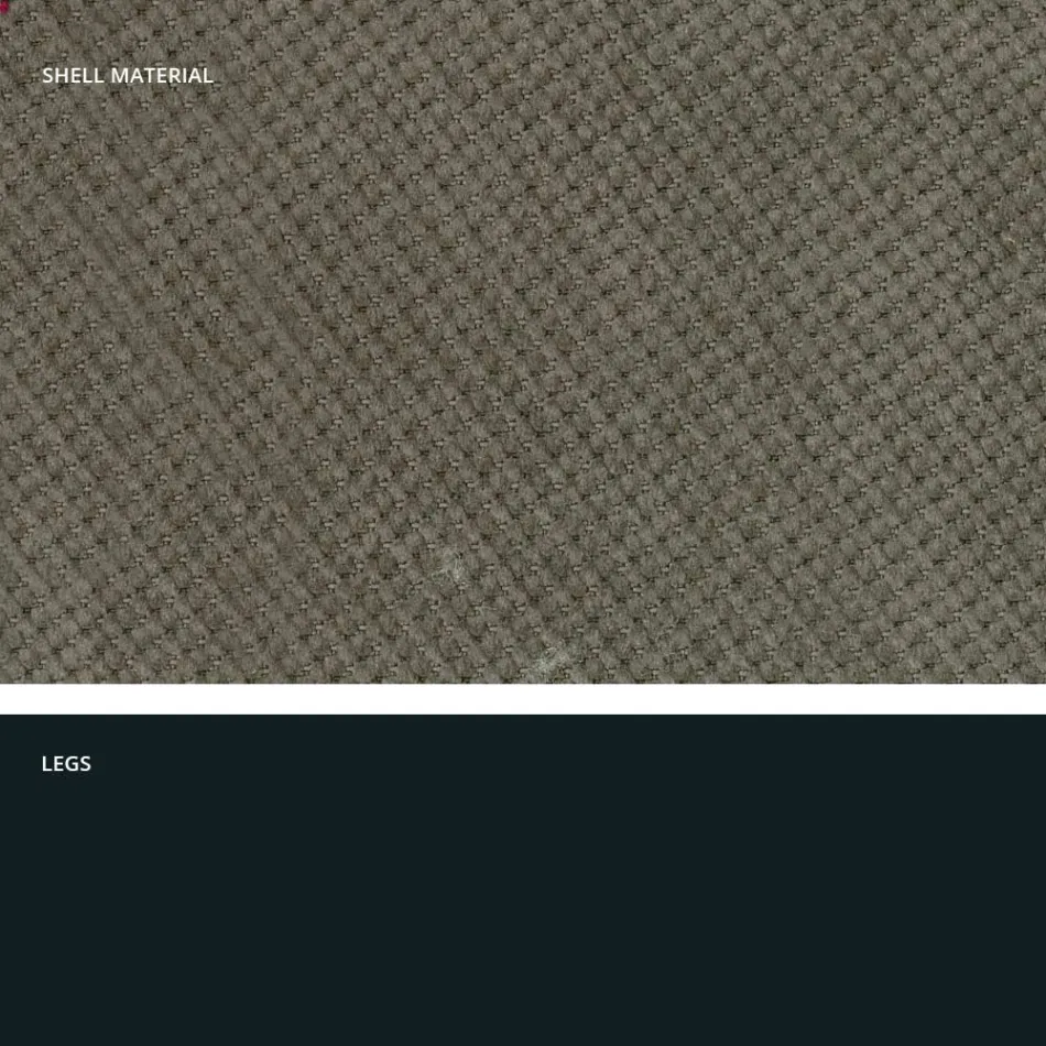 Scaun modern de sufragerie din material textil si metal fabricat in Italia, Egipt Viadurini