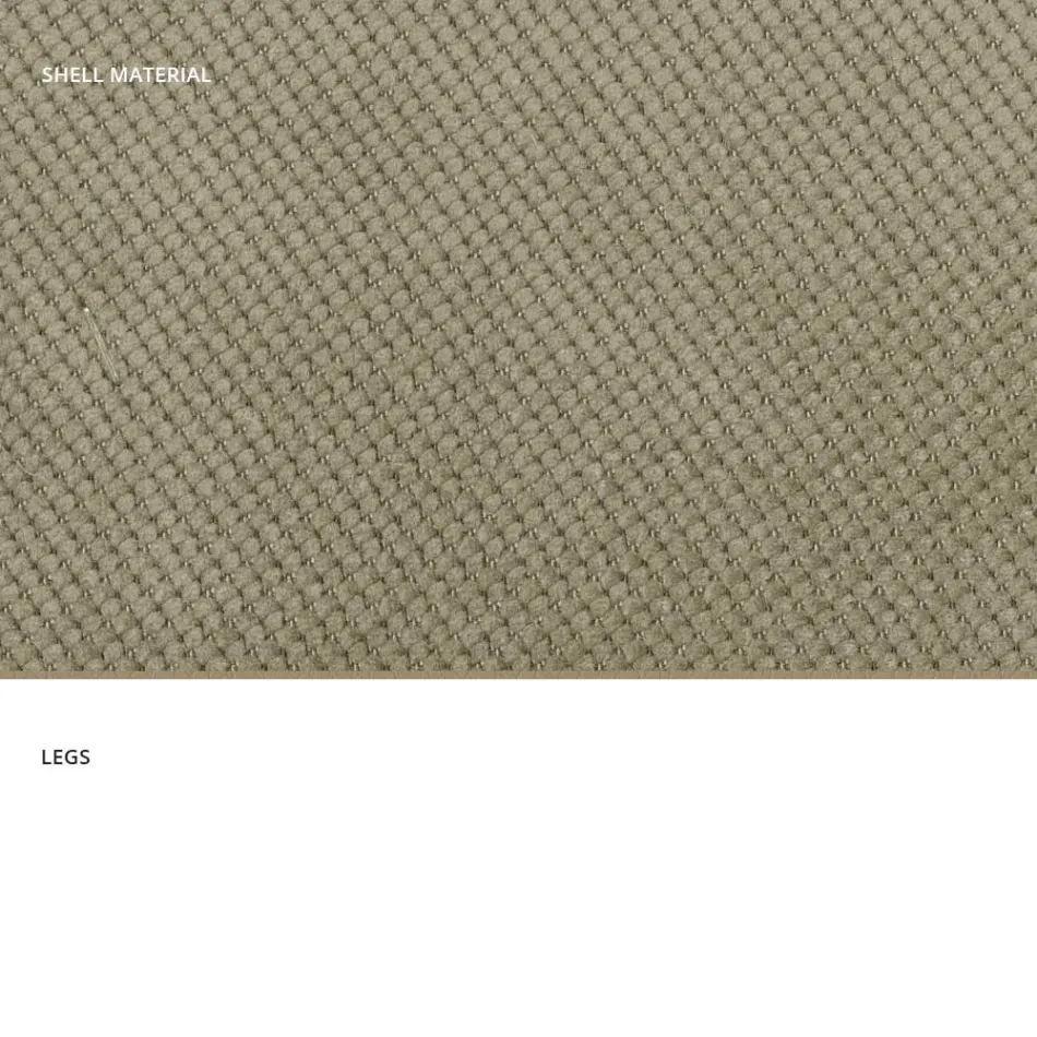 Scaun modern de sufragerie din material textil si metal fabricat in Italia, Egipt Viadurini