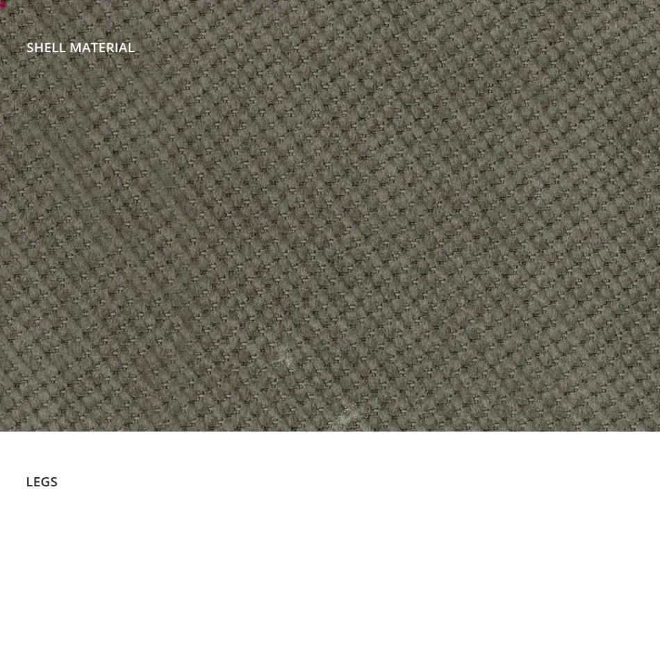 Scaun modern de sufragerie din material textil si metal fabricat in Italia, Egipt Viadurini