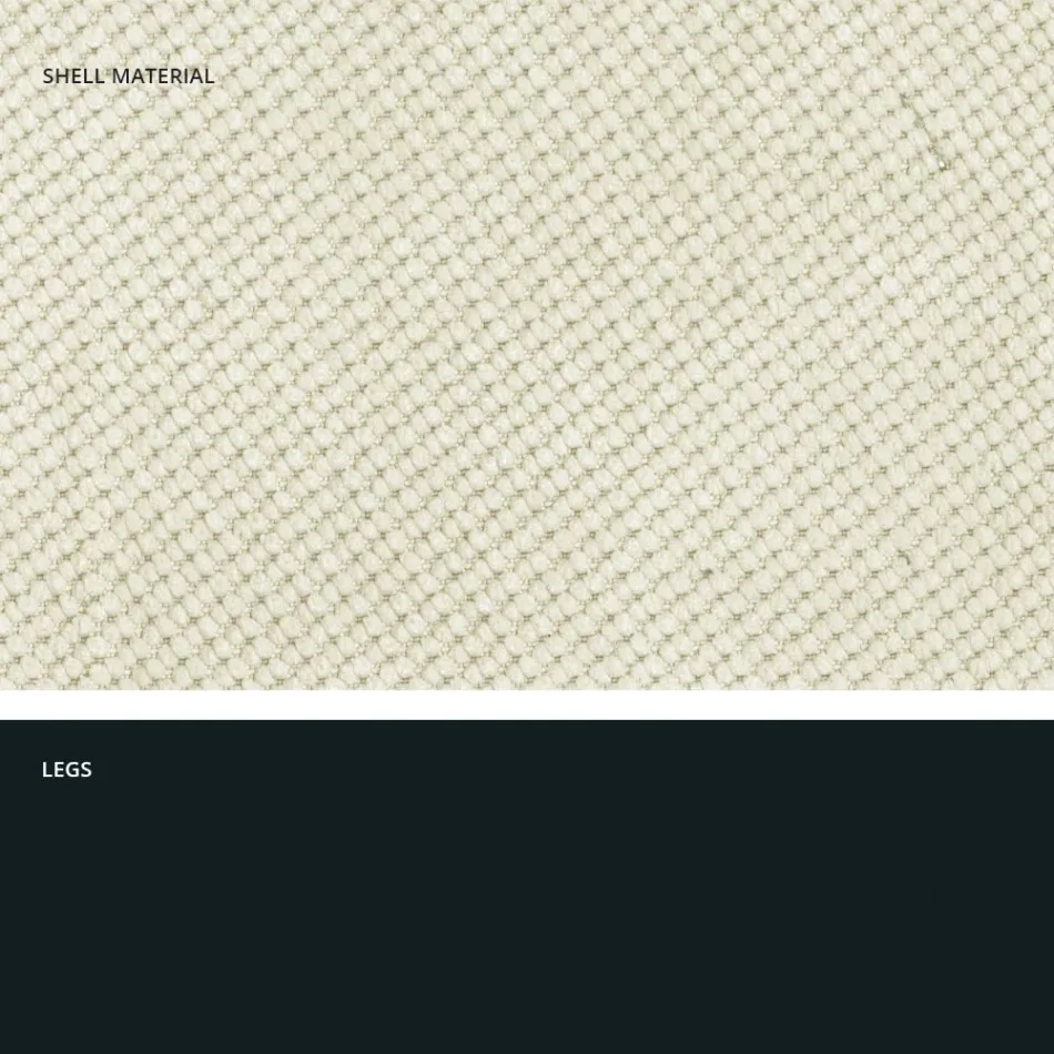 Scaun modern de sufragerie din material textil si metal fabricat in Italia, Egipt Viadurini