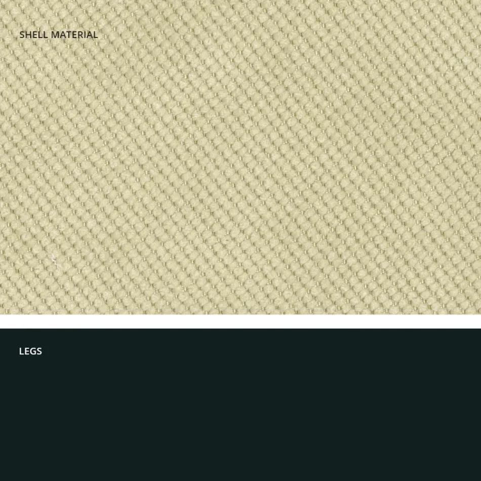 Scaun modern de sufragerie din material textil si metal fabricat in Italia, Egipt Viadurini