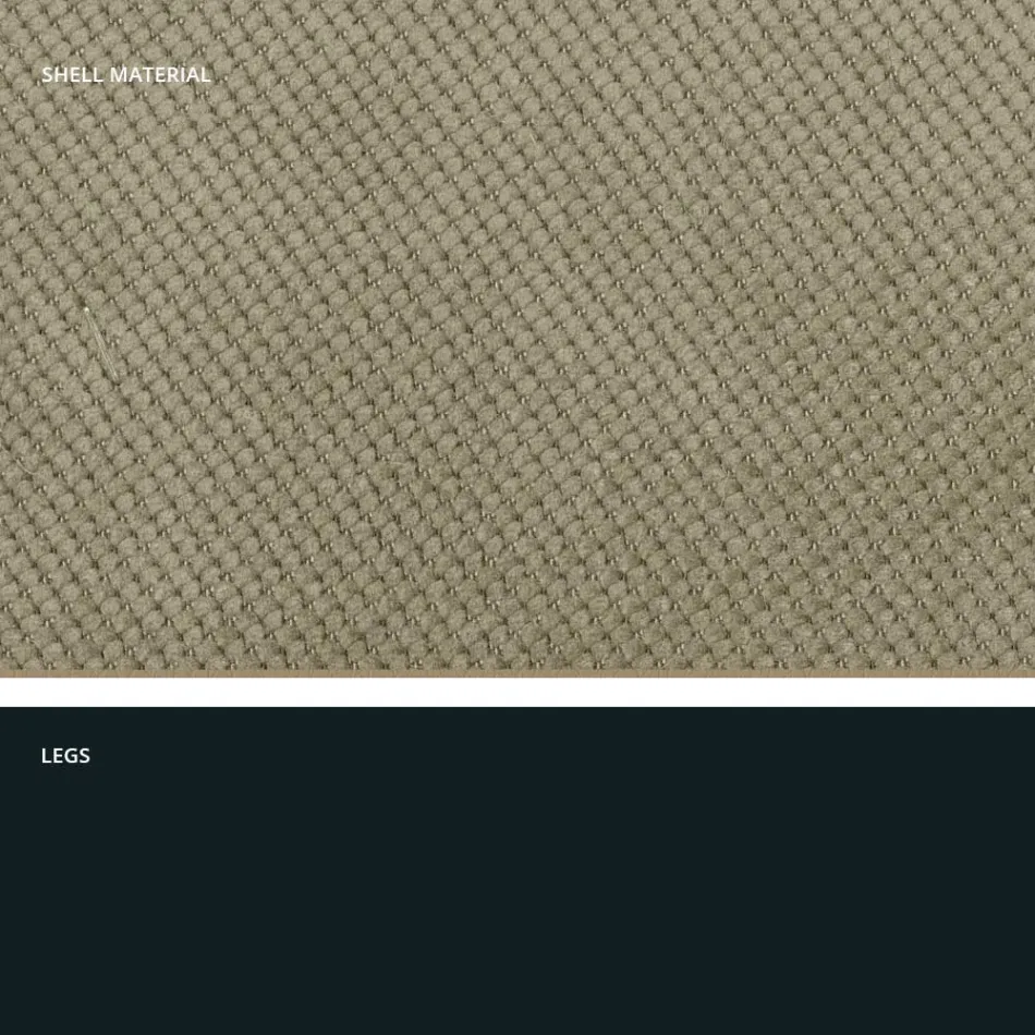 Scaun modern de sufragerie din material textil si metal fabricat in Italia, Egipt Viadurini