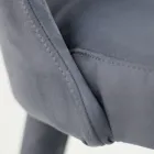 Scaun de sufragerie tapitat cu Teknofibra Made in Italy - Stinco Viadurini