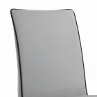 Scaun Sufragerie Tapițat și Picioare Lăcuite Made in Italy - Catania Viadurini