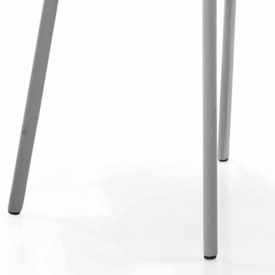 Scaun Sufragerie Tapițat și Picioare Lăcuite Made in Italy - Catania Viadurini