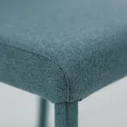 Scaun de living imbracat in stofa Made in Italy - Roslin Viadurini