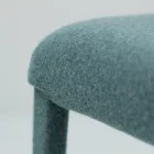 Scaun de living imbracat in stofa Made in Italy - Roslin Viadurini