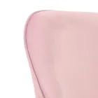 Scaun de birou baza metalica si scaun din stofa - Anguilla Viadurini