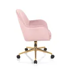 Scaun de birou baza metalica si scaun din stofa - Anguilla Viadurini