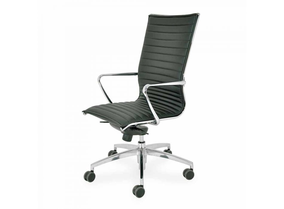 Scaun de birou cu roți și pernă Design ergonomic și pivotant - Filanna Viadurini