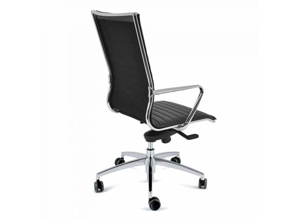 Scaun de birou cu roți și pernă Design ergonomic și pivotant - Filanna Viadurini