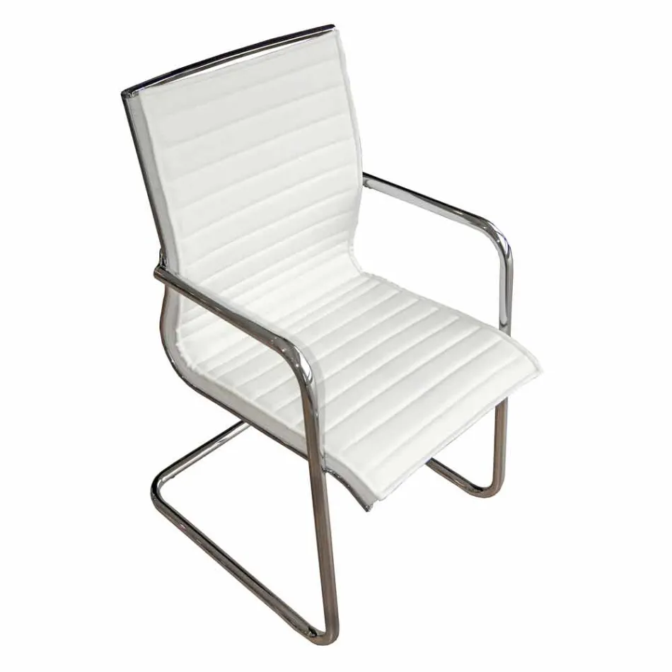 Scaun de birou cu sanii ergonomice Made in Italy - Filanna Viadurini