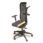 Scaun de birou ergonomic și pivotant cu cotiere Made in Italy - Fulvio Viadurini