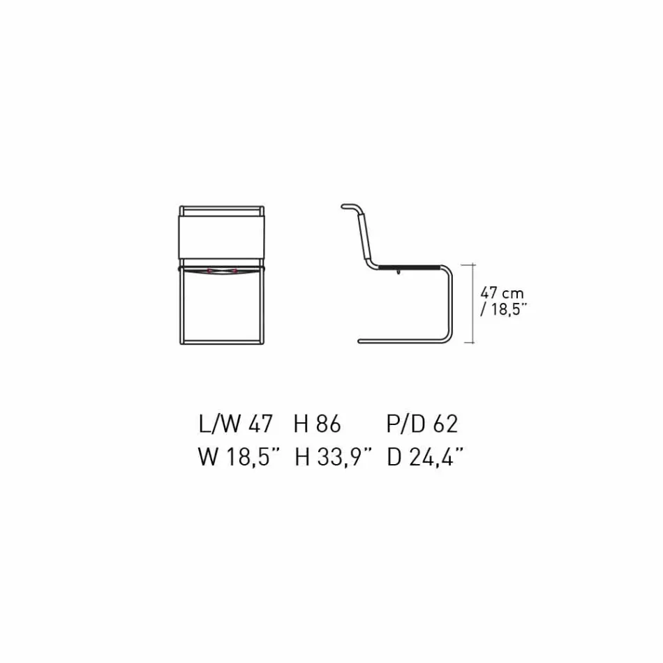 Scaun de birou din piele cu structură din oțel cromat Fabricat în Italia - Elite Viadurini