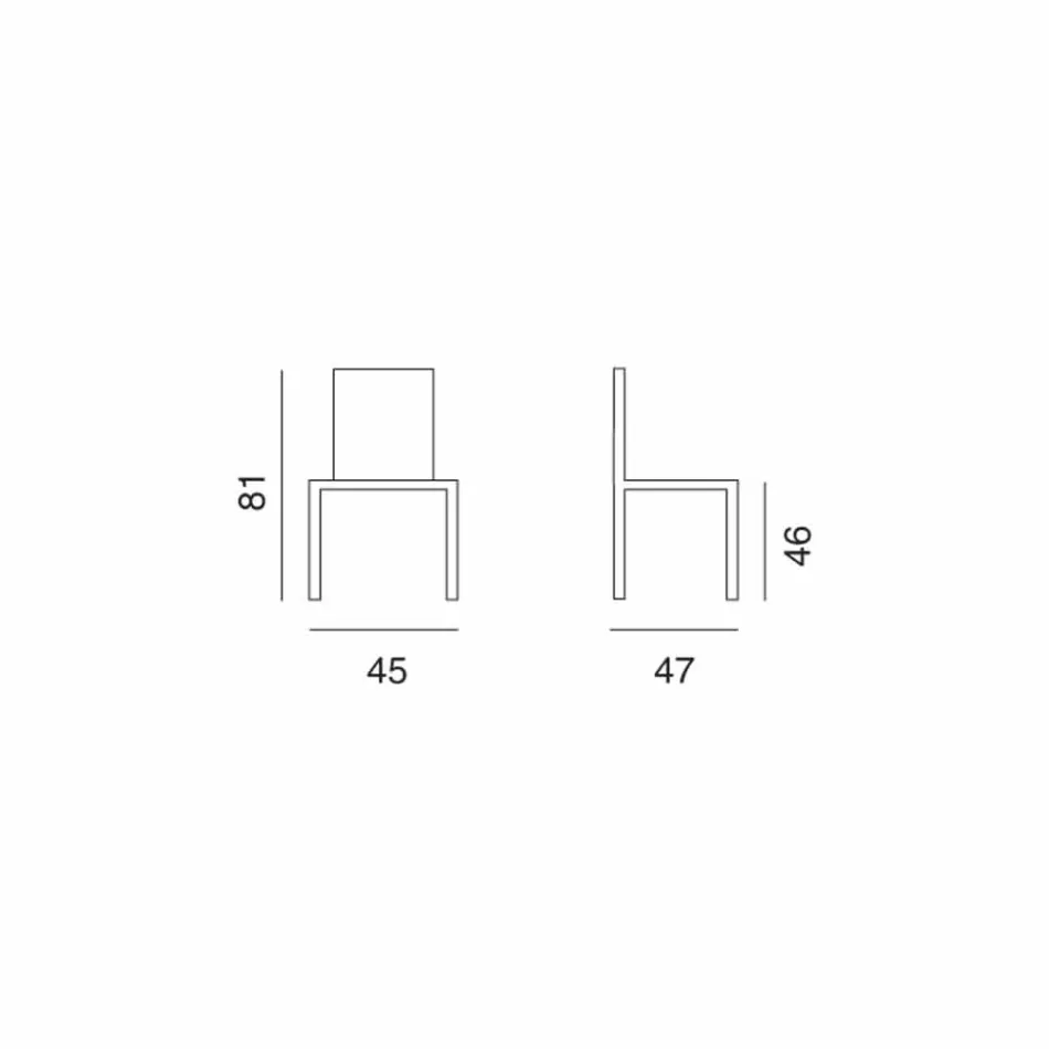 Scaun de design clasic Monroe Viadurini