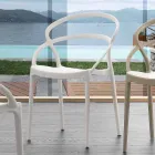 Scaun cu design modern din polipropilena fabricat in Italia Pavia Viadurini