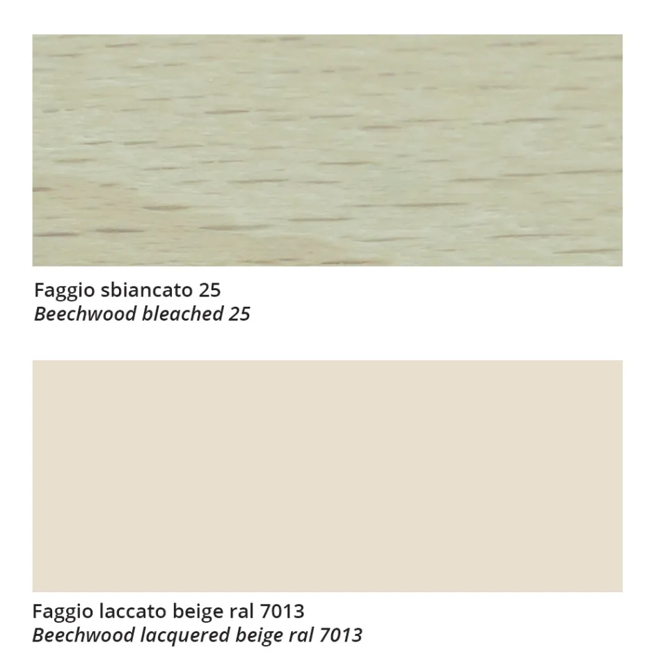 Scaun de calitate superioara din Lemn de Fag si Piele Made in Italy, 2 Bucati - Nora Viadurini