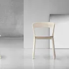 Scaun de inalta calitate din Lemn de Frasin Fabricat in Italia, 2 Bucati - Oslo Viadurini